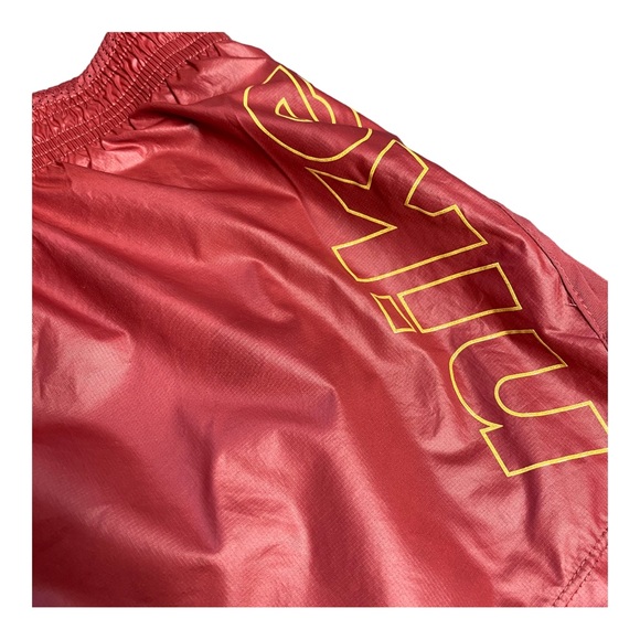 Red Nike Running Shorts 10K GLAM GRAPHIC RUNNING DRI FIT Gold BV3841-661 XL - Picture 2 of 6